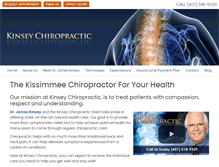Tablet Screenshot of kinseychiropractic.com